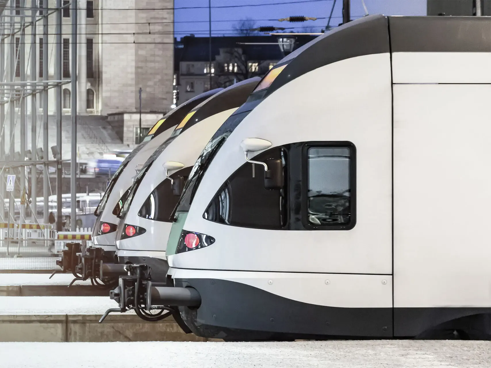 Trenes sobre las vías 